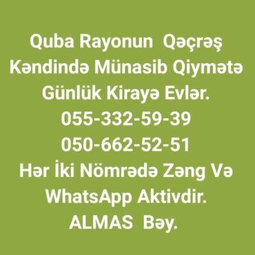 Günlük kirayə evlər: 80 kv. m, 3 otaqlı, İnternet, Telefon, Qaz — 17