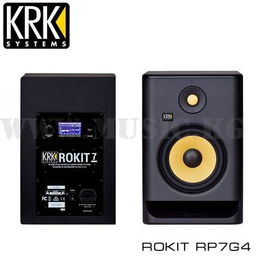 усилитель на саб: Студийные мониторы KRK Rokit RP7G4 (пара) Активный студийный монитор