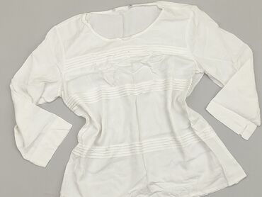 eleganckie białe bluzki z żabotem: Blouse, S (EU 36), condition - Good