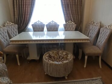 yeni mebel: Журнальный стол, Комод, Стол и стулья