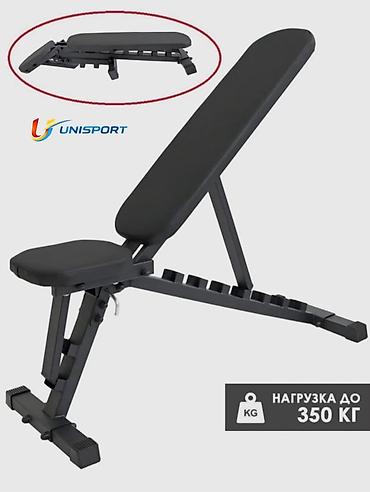 паз: Скамья для жима и силовых упражнений UNISPORT - Универсальная — 1
