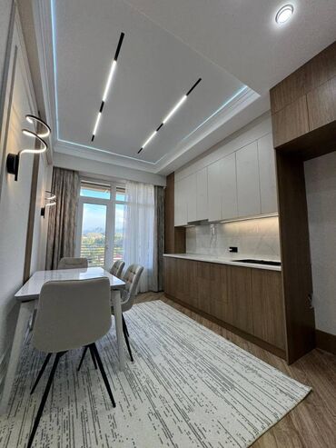 1 комнатная квартира кок жар: 1 комната, 47 м², Элитка, 7 этаж, Дизайнерский ремонт