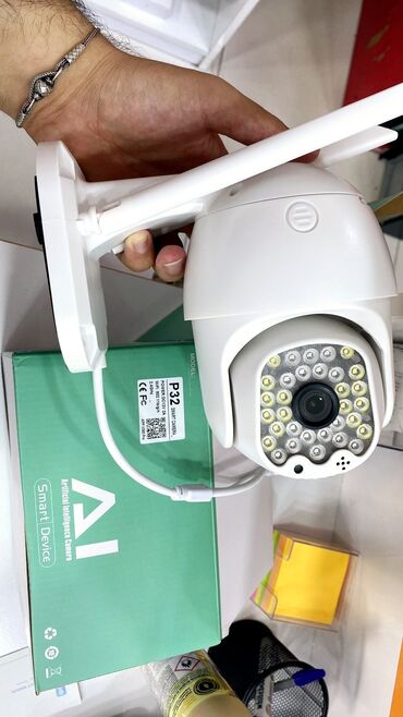 mini kamera wifi: Kamera wifi 360 kamera PTZ simsiz kamera