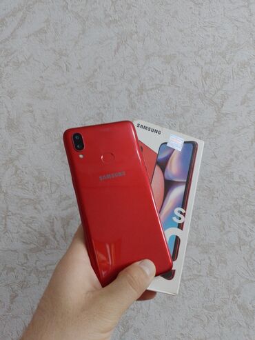 telfon samsung: Samsung A10s | 32 GB | rəng - Qırmızı | Zəmanət, Düyməli, Sensor
