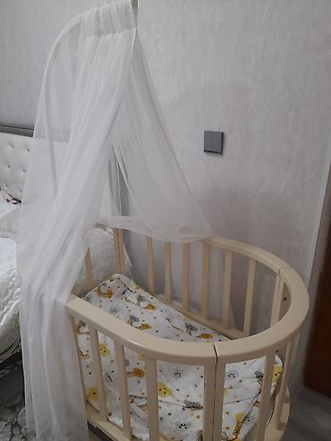 tul beşik: Dilək Beşik satilir 60 azn bortik ile birge uzerinde,tül ve nazik — 5