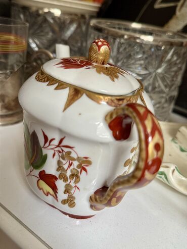 Çay dəstləri və servizlər: Çay dəsti, Farfor, 6 nəfərlik, SSRİ — 8