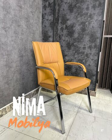 Ofis və oyun kresloları: Yeni, Təkərli, Qolları tənzimlənir, Dəri — 11