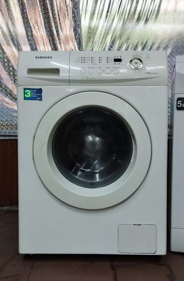 промышленную стиральную машину: Стиральная машина Samsung, Б/у, Автомат, До 5 кг, Полноразмерная
