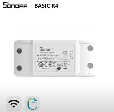 Vıkluçatellər: Sonoff Basic Wi-Fi Ağıllı Keçirici. Bu kompakt cihaz 100-240V AC giriş