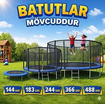 Batutlar: Batutlar – müxtəlif ölçülərdə! - Dairəvi batut modelləri - Ölçülər — 1