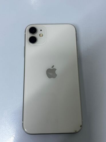 сколько стоит в кыргызстане iphone 11: IPhone 11, Колдонулган, 128 ГБ, Ак, Заряддоочу түзүлүш, Каптама, 100 %