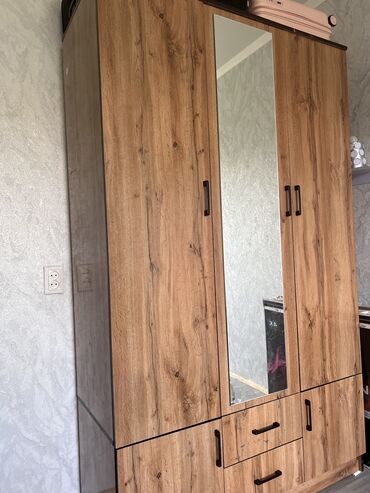 шерстяное одеяло ссср: Шифоньер, Новый, Прямой, цвет - Коричневый, С зеркалом, Дерево