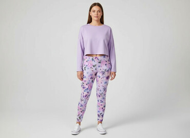 zimowe legginsy: Janina, Legginsy Eleganckie damskie, rozmiar XL