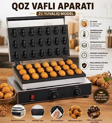 Qoz bişirən vafli 🌰 21 Yuvalı Qoz Vafli Aparatı – Peşəkar Mətbəxlər lalafo.az -da Qoz bişirən vafli 🌰 21 Yuvalı Qoz Vafli Aparatı – Peşəkar Mətbəxlər