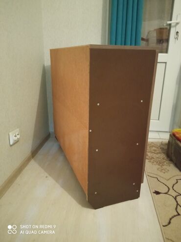 шкаф и подставка под телевизор: Шкафчик для одежды, сверху можно сделать как гладильную доску либо
