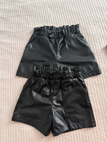 детские летние лосины: Джинсы и брюки, цвет - Черный, Б/у