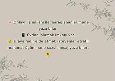 yük dasima xidmeti: Ev köməkçisi tələb olunur, Dəyişən qrafik, Təcrübəsiz — 1