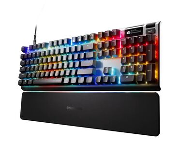 усилитель калонка: Клавиатура, SteelSeries, Механикалык, Bluetooth, Зымдуу туташтыруу, Өлчөмү: 100%