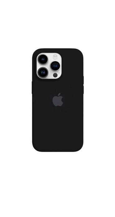 iphone qəbələ: Iphone 15 Pro Max üçün Black Silikon Kabro