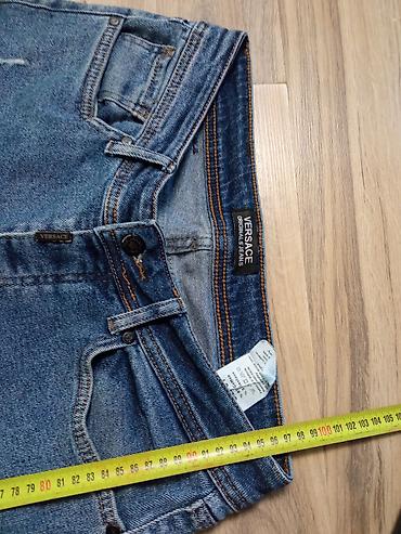 kosulja za manzetne: Muške teksas farmerke Versace - Model: slim/skinny kroj sa blagim — 8