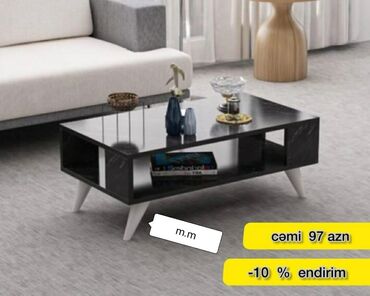 Masalar: Jurnal masası, Yeni, Açılmayan, Laminat, Dördbucaq masa — 4