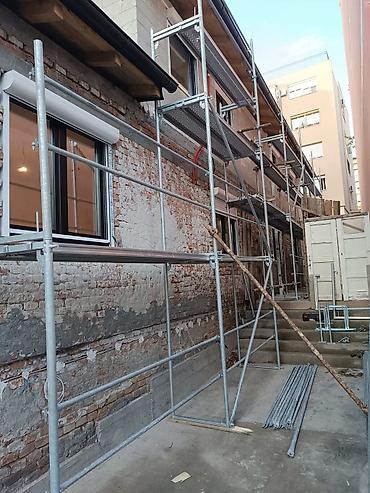 Merdevine: Fasaderska skela – pocinkovana, modularna rentiram građevinske skele i — 7