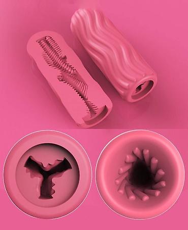 Товары для взрослых: Двусторонний мужской мастурбатор, 3 вида рельефа "YOUCUPS" Изготовлен — 4