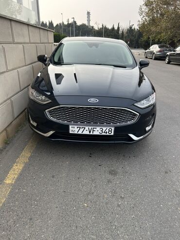Ford: Ford Fusion sedan - Kuzov: qara rəng, aerodinamik xəttlər, xrom ön — 8