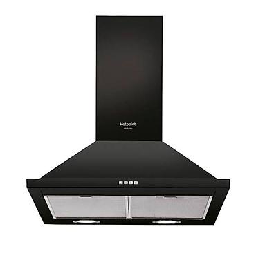 Hotpoint divar tipli mətbəx aspiratoru - Rəng: mat qara - Korpus