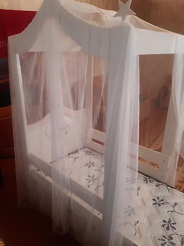 islenmis matras: Caploonba Unicorn Montessori Beşik + Matras (Tam saz) Mağaza qiyməti — 4