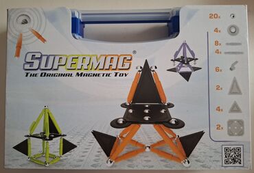 avent pumpica za izmlazavanje: Supermag the original magnetic toy 50 pieces novo u kutiji slaganje