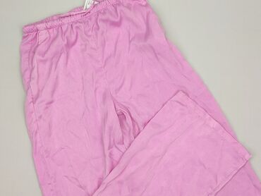spodnie w hello kity: Material trousers for women, size L (EU 40)