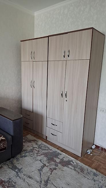 Двухдверный 2 шкафа для одежды и хранения. - Материал: ЛДСП с at lalafo.kg Двухдверный 2 шкафа для одежды и хранения. - Материал: ЛДСП с