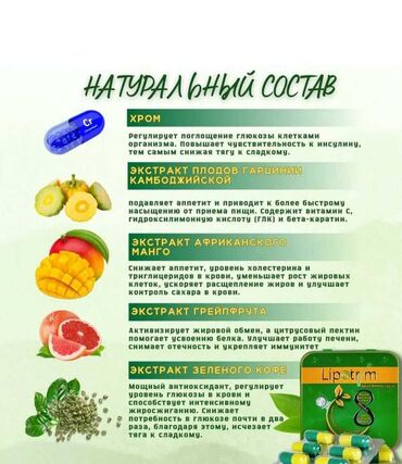 Средства для похудения: Средство для похудения, Lipotrim/Липотрим, Капсулы, Контроль аппетита, Универсальный — 4