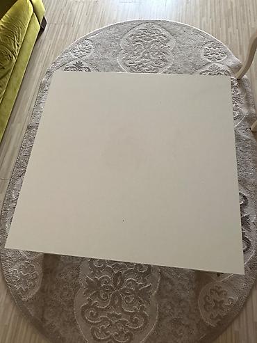 Mebel: Jurnal masası, İşlənmiş, Açılmayan, Kvadrat masa — 1