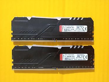 Оперативная память (RAM) для ПК: Оперативная память (RAM) для ПК, Б/у, Kingston Fury, 16 ГБ, DDR4, 3200 МГц — 4