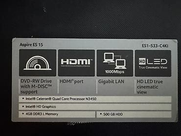 5 7500f: Ноутбук Acer Aspire ES 15 - Экран: HD LED, True Cinematic View - — 3