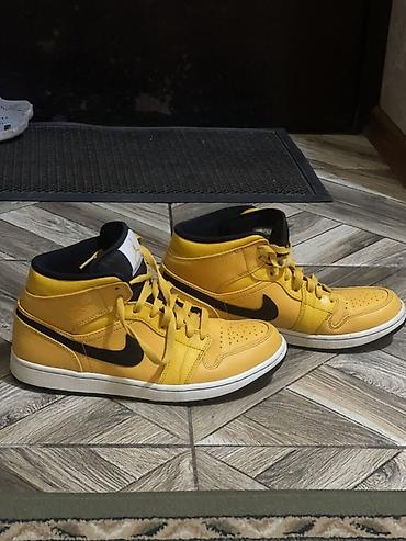 aj1: Мужские кроссовки, 40.5, 41.5, Air Jordan, Б/у, цвет - Желтый — 3