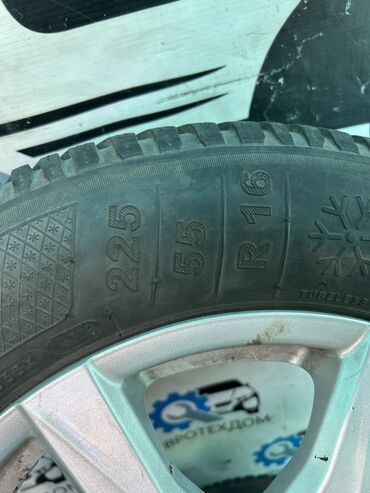 Шины: Шины 225 / 55 / R 16, Зима, Б/у, Пара, Легковые, Германия — 4