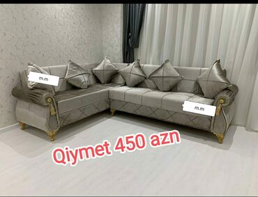 divan sumqayit: Угловой диван, Для гостиной, Ткань, Без подьемного механизма, Нераскладной
