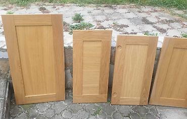 set za popravku parketa: Prodajem 2000 m2 hrastovih vratanca za kuhinje, ormare itd Cena 13€ m2 — 1