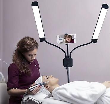 лампа визажиста: Профессиональная LED‑лампа «бабочка» для бьюти-мастеров и — 1
