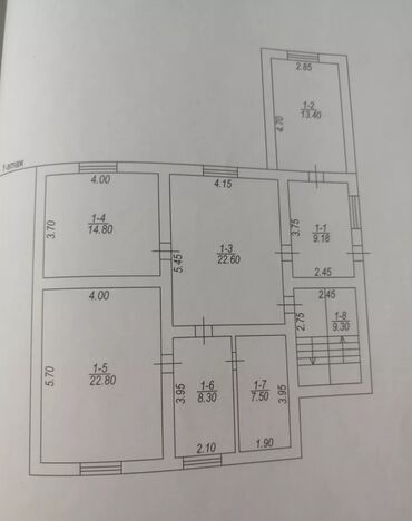 дом с кок жар: 192 м², 8 комнат, Бронированные двери, Бассейн, Сарай