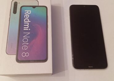 Xiaomi: Xiaomi Redmi Note 8, 64 GB, rəng - Mavi, 
 Düyməli, Sensor, Barmaq izi