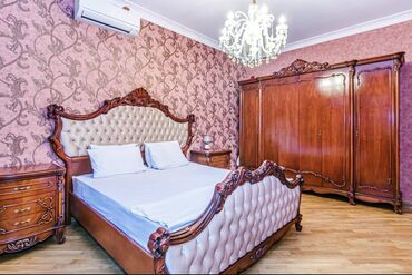 taxta tavan: Двуспальная кровать, Шкаф