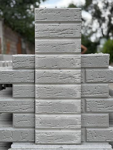 Фасадные сэндвич панели: Клинкер панель фибра термопанель фундамент фасад Бишкек Клинкерные — 14