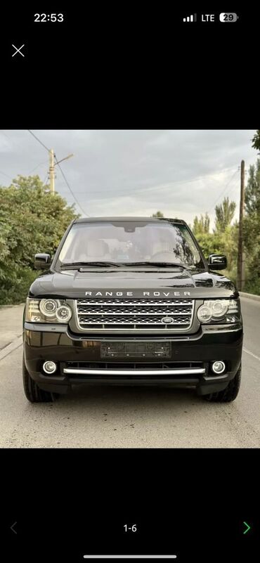 Land Rover: Land Rover Range Rover: 2011 г., 5 л, Автомат, Бензин, Жол тандабас