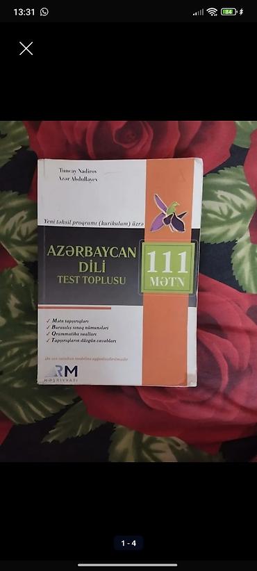 Testlər: Azərbaycan dili – Test toplusu (111 mətn) Müəlliflər: Tuncay Nadirov — 1