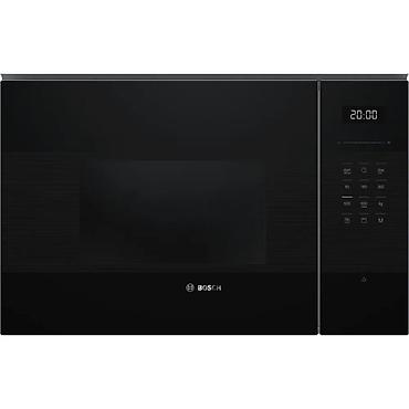 sobala: Mikrodalğalı soba Bosch BEL554MB2 25L Qril Elektron Qara Quraşdırılan — 1