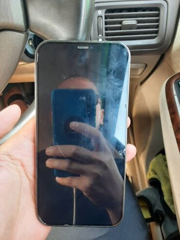 где дешевле купить ноутбук: IPhone 12 Pro Max, Колдонулган, 256 ГБ, Graphite, Каптама, 81 %